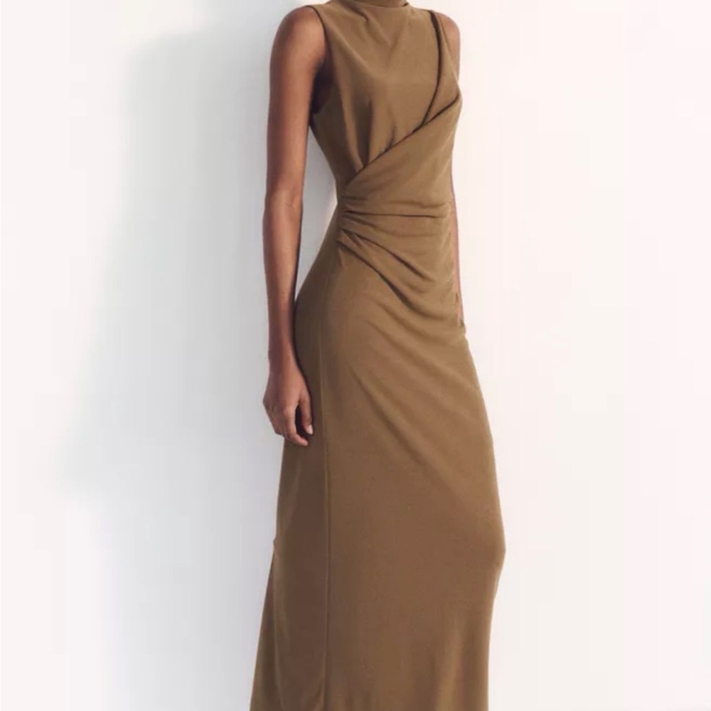 Zara Brown Maxi Dress
